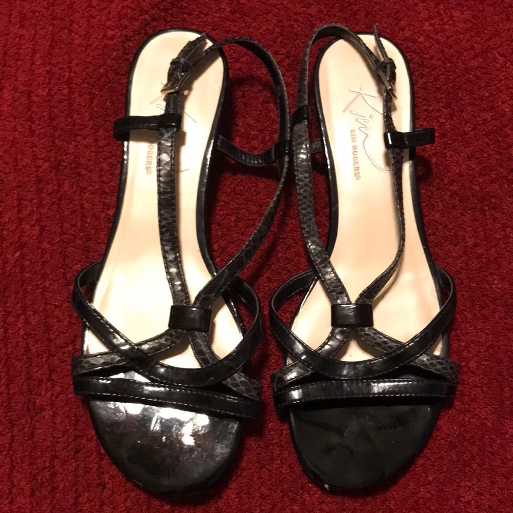 Kim by Kim Rogers sandals EUC size 6.5M lightweight small wedge